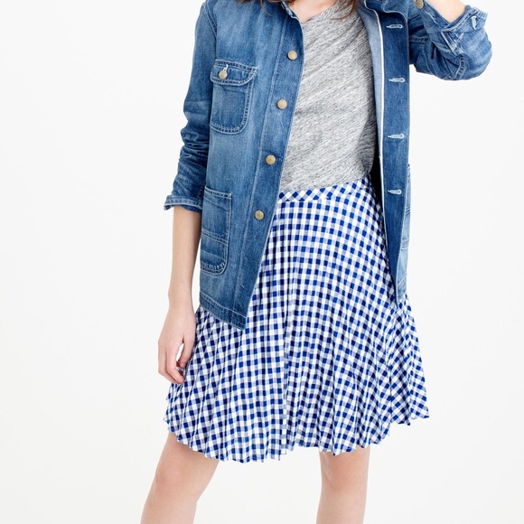 J. Crew Dresses & Skirts - J.Crew Sz 8 Gingham Skirt EUC